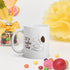 White glossy mug